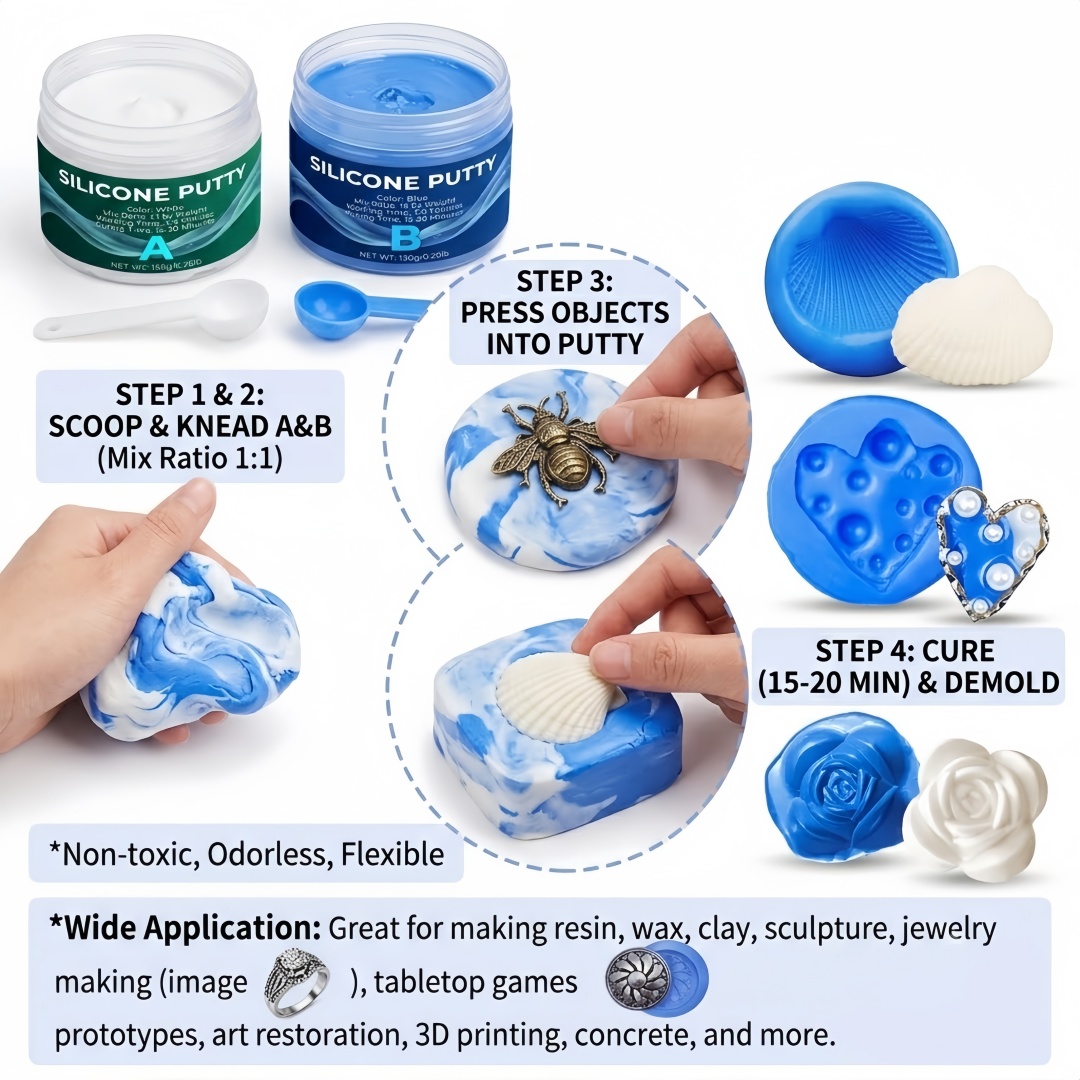 Silicone Putty Mold Making Sup - Candle Making Tutorial recension och pris