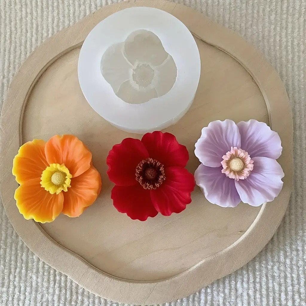 Flower Silicone Candle Mold, C - Candle Making Jug recension och pris