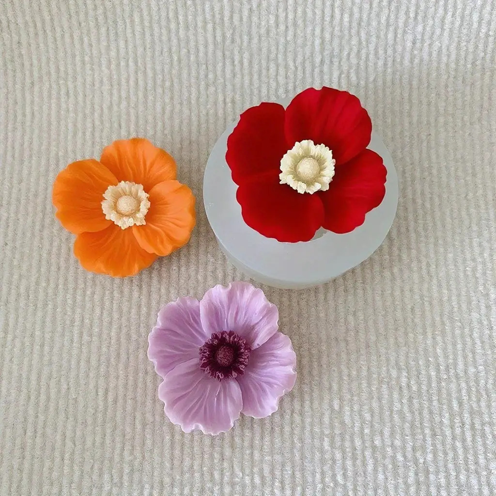 Flower Silicone Candle Mold, C - Candle Making Jug recension och pris