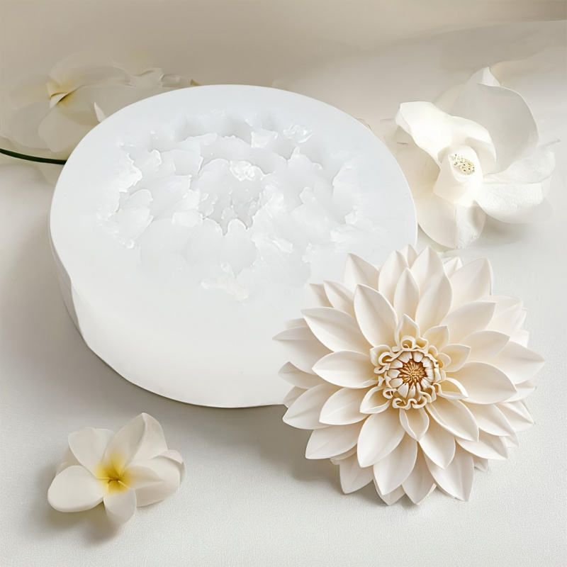 Lotus Flower Silicone Mold，For - Candle Making Jars With Lids recension och pris