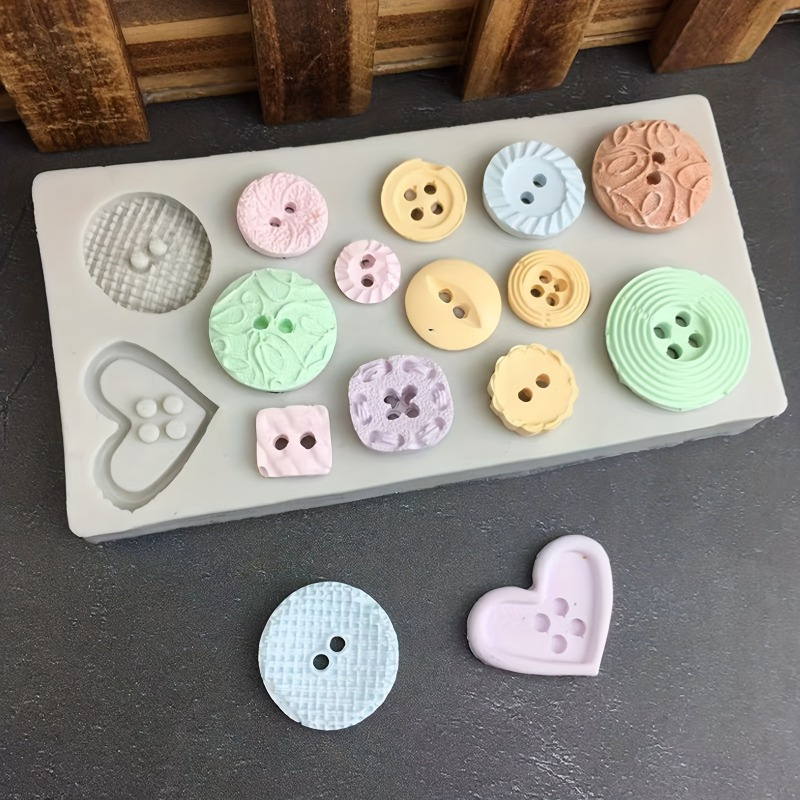 Buttons Shape Silicone Mold Si - Candle Making Tutorial recension och pris