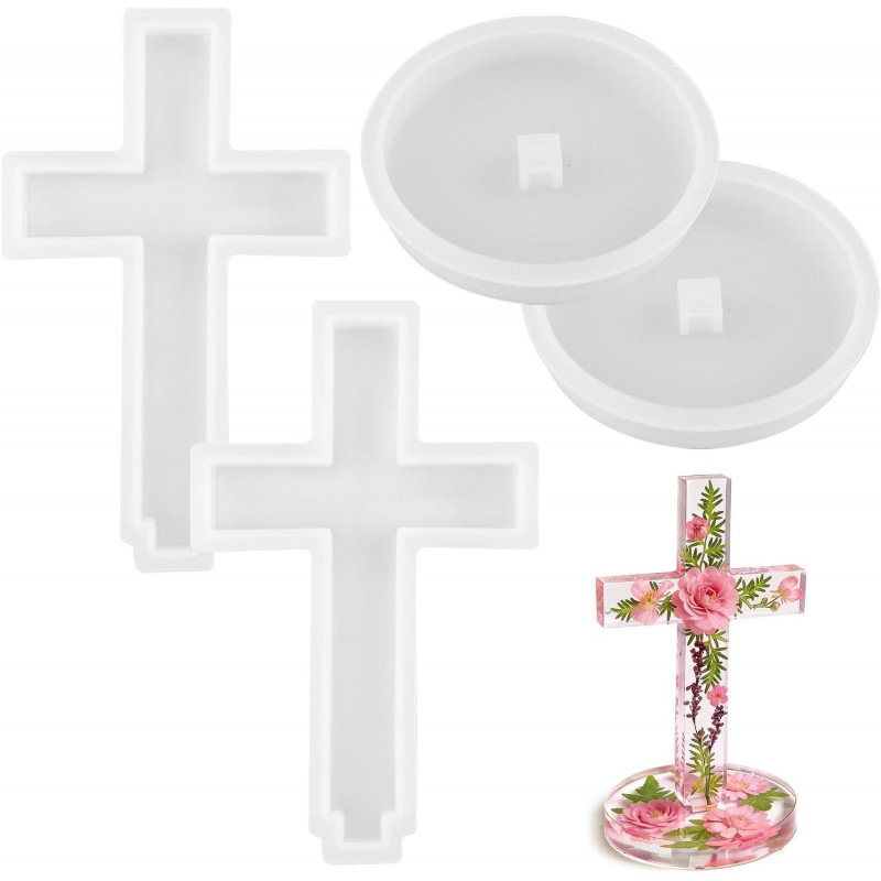 Two silicone molds with a base - Candle Making Tutorial recension och pris