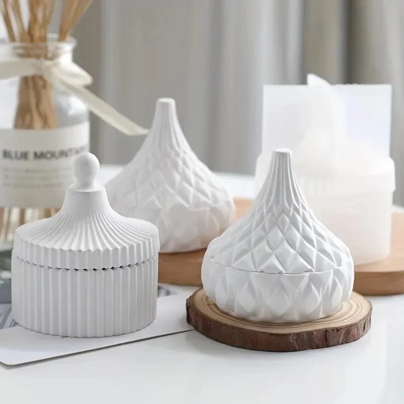 2pcs silicone candle jar mold  - Candle Making Jars With Lids recension och pris