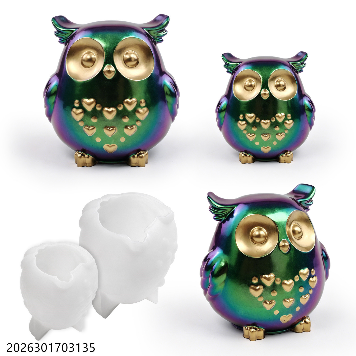 Owl Silicone Mold 3D Bird Shap - Candle Making Tutorial recension och pris