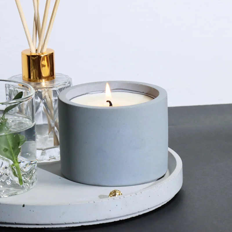 3 Sizes Round Cement Concrete  - Candle Making Jug recension och pris